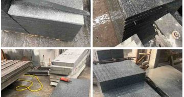 商洛 芝麻黑地铺石材