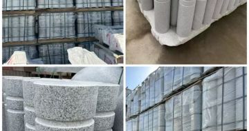 商洛 芝麻白花岗岩挡车柱、隔离柱多少钱