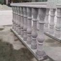 商洛 芝麻白圆形光面花瓶柱，栏杆
