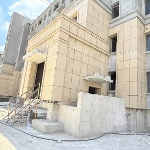 商洛 黄金麻干挂，工地实拍