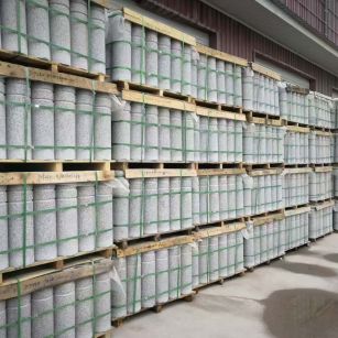 商洛 芝麻白挡车柱、阻车桩、隔离柱