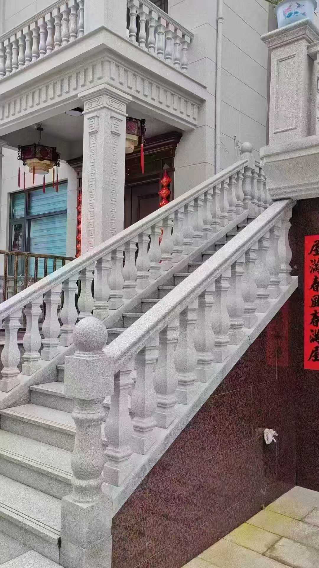 商洛 天然石材 阳台庭院护栏、栏杆