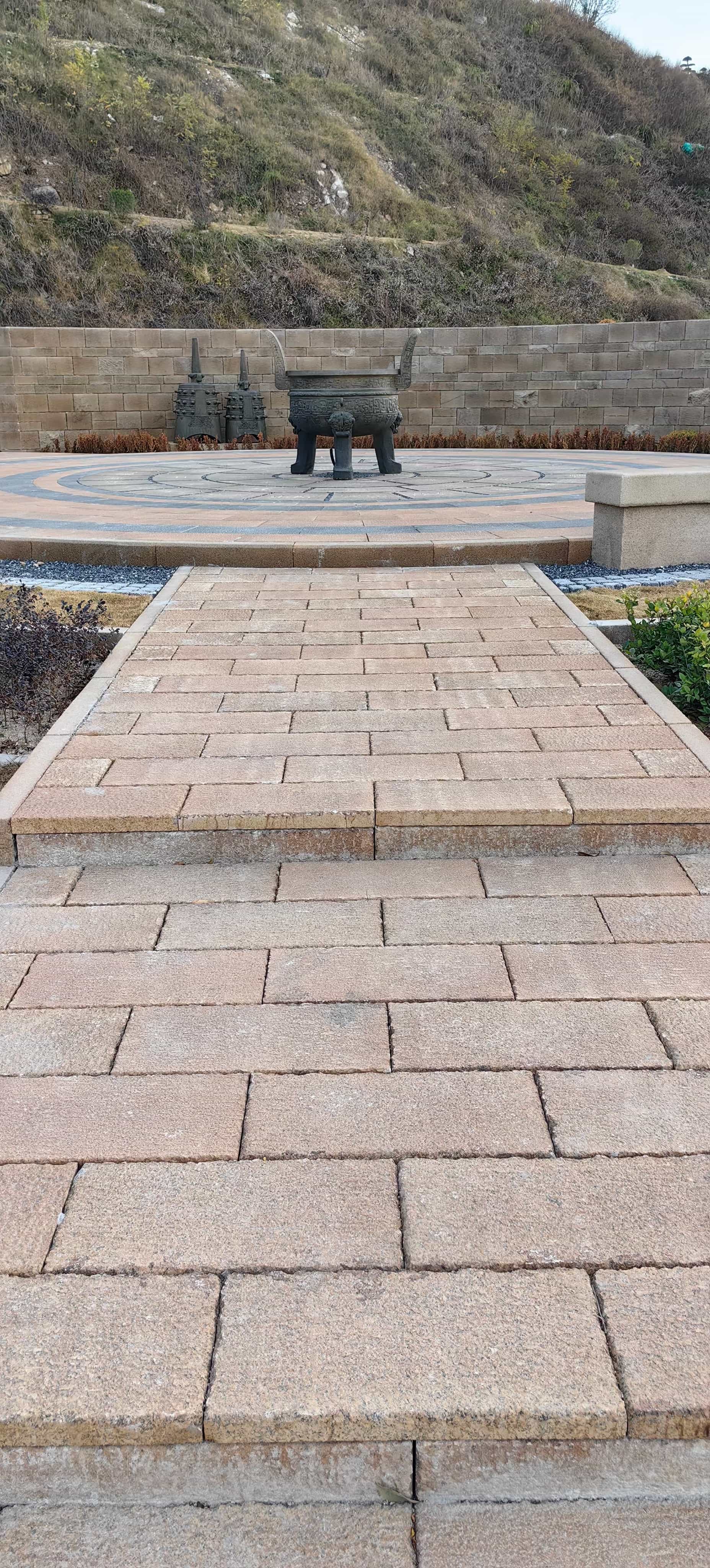 商洛仿古石铺装效果