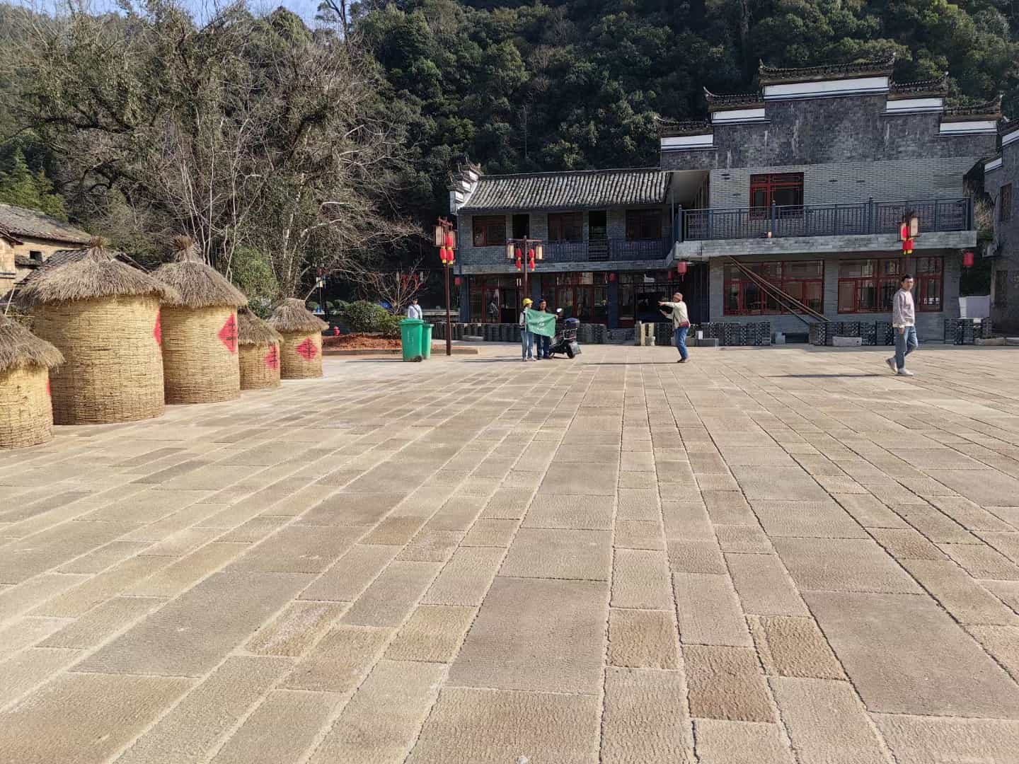 商洛仿古石铺装效果